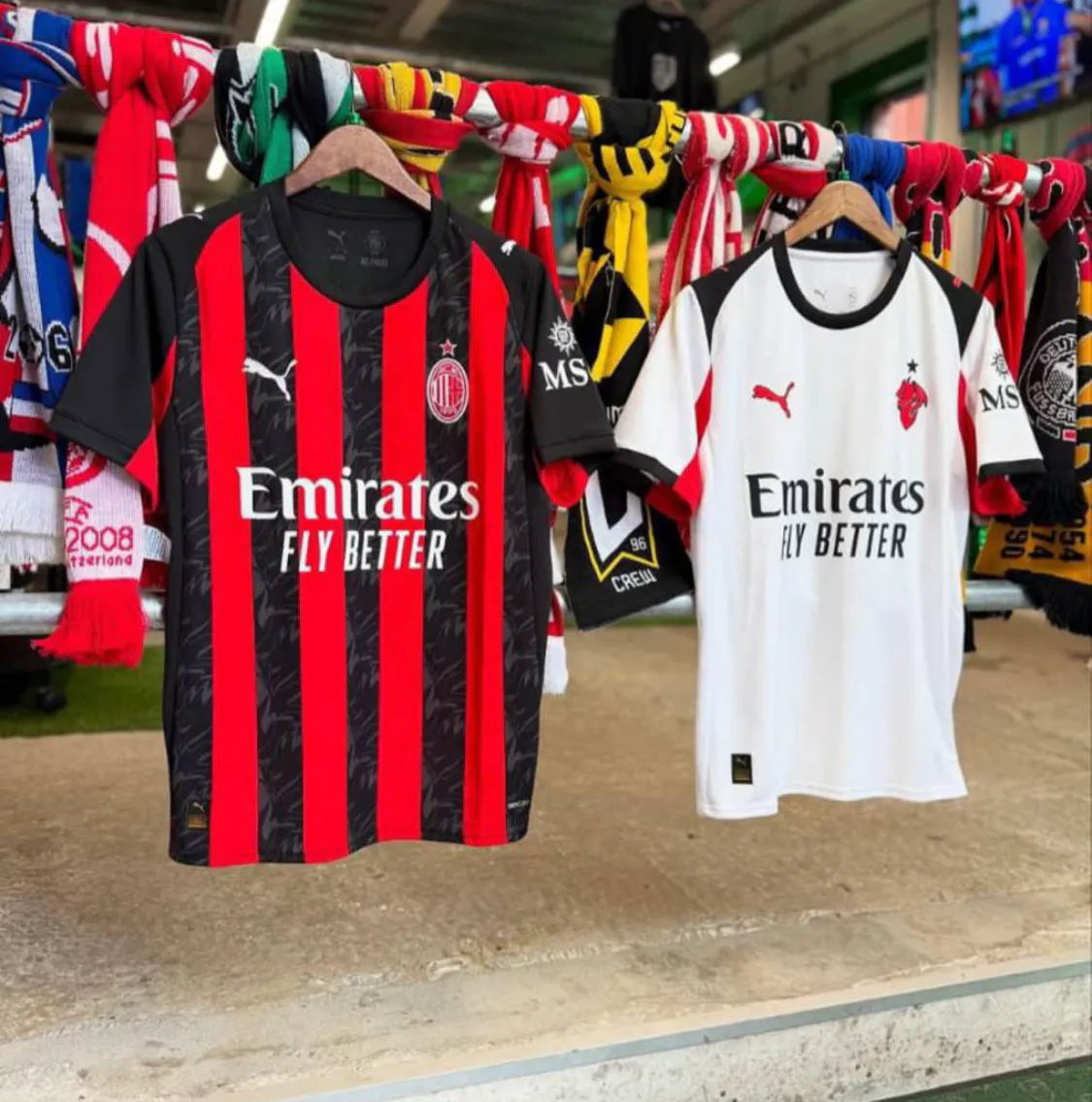 Ac milan home and away