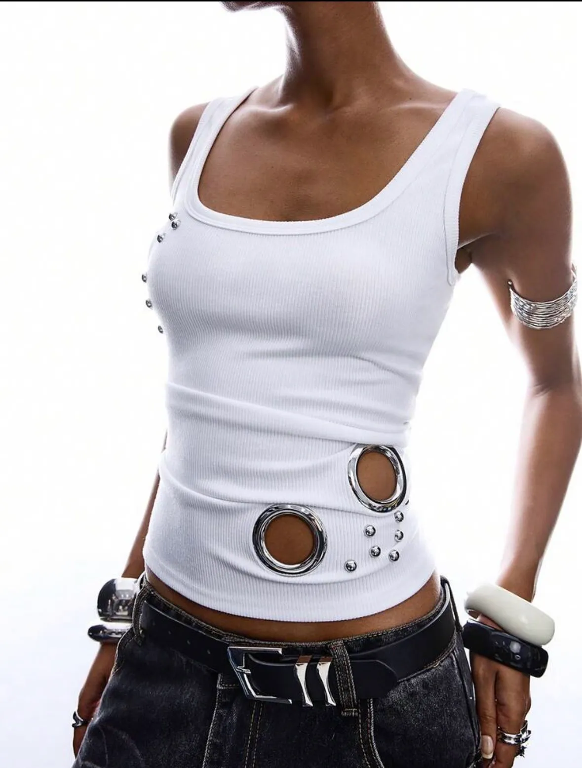 White metal top
