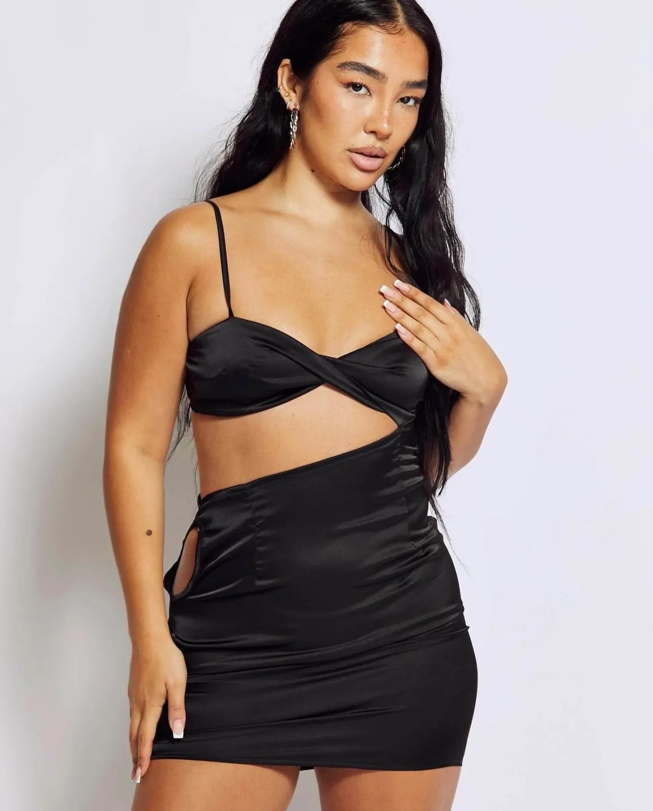 Satin dress