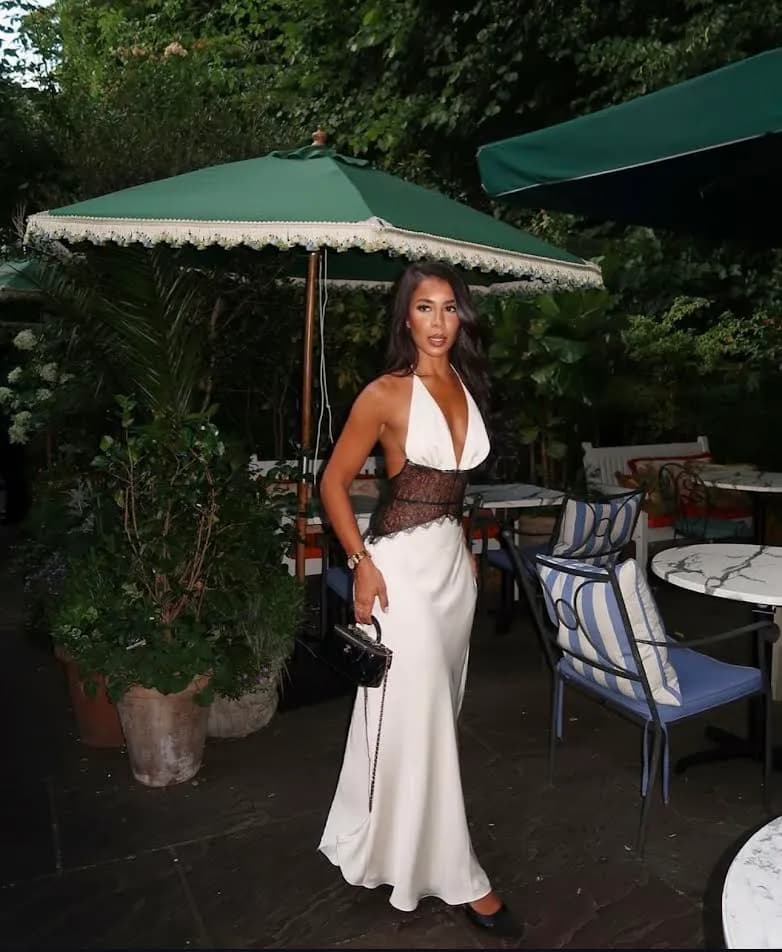 white maxi dress