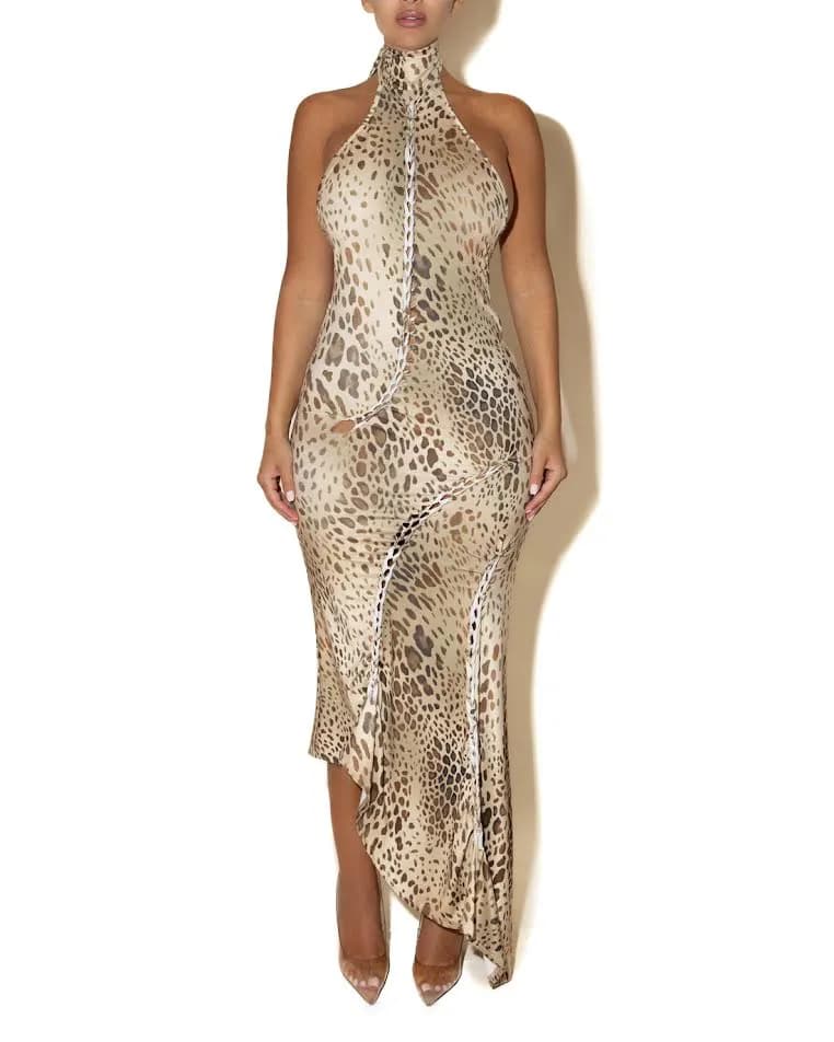 print midi dress