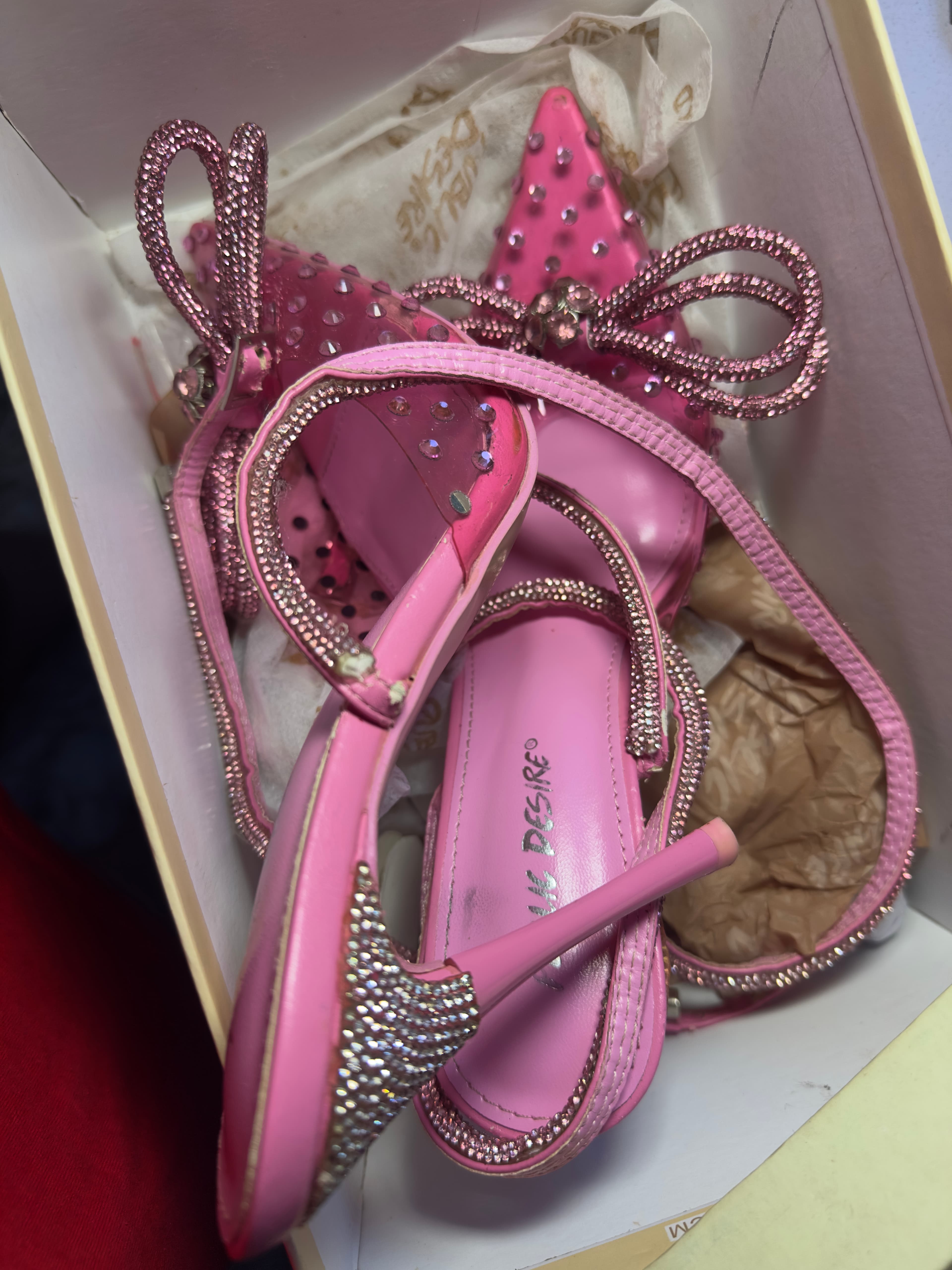 Pink heels 39