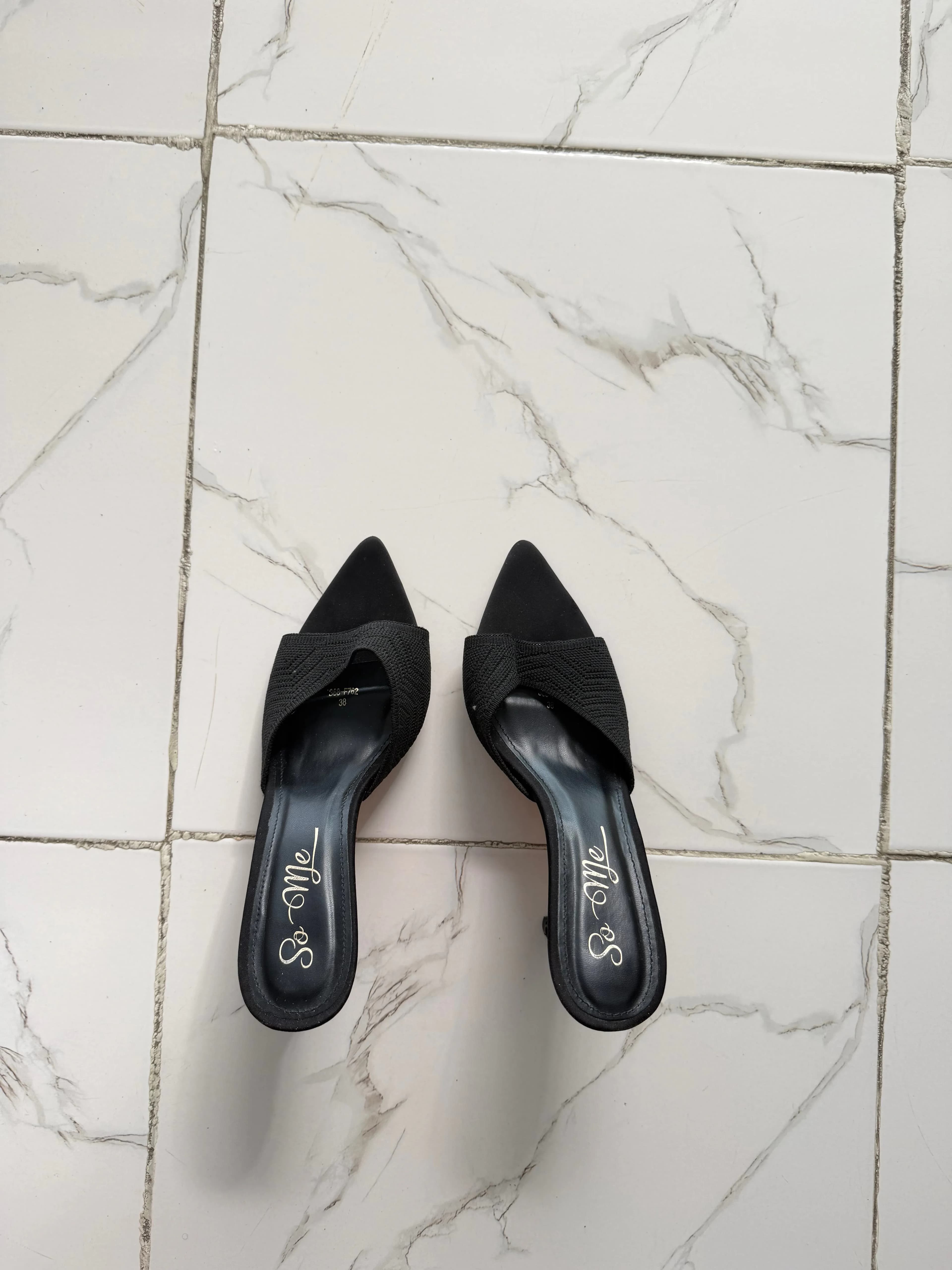 Black heels