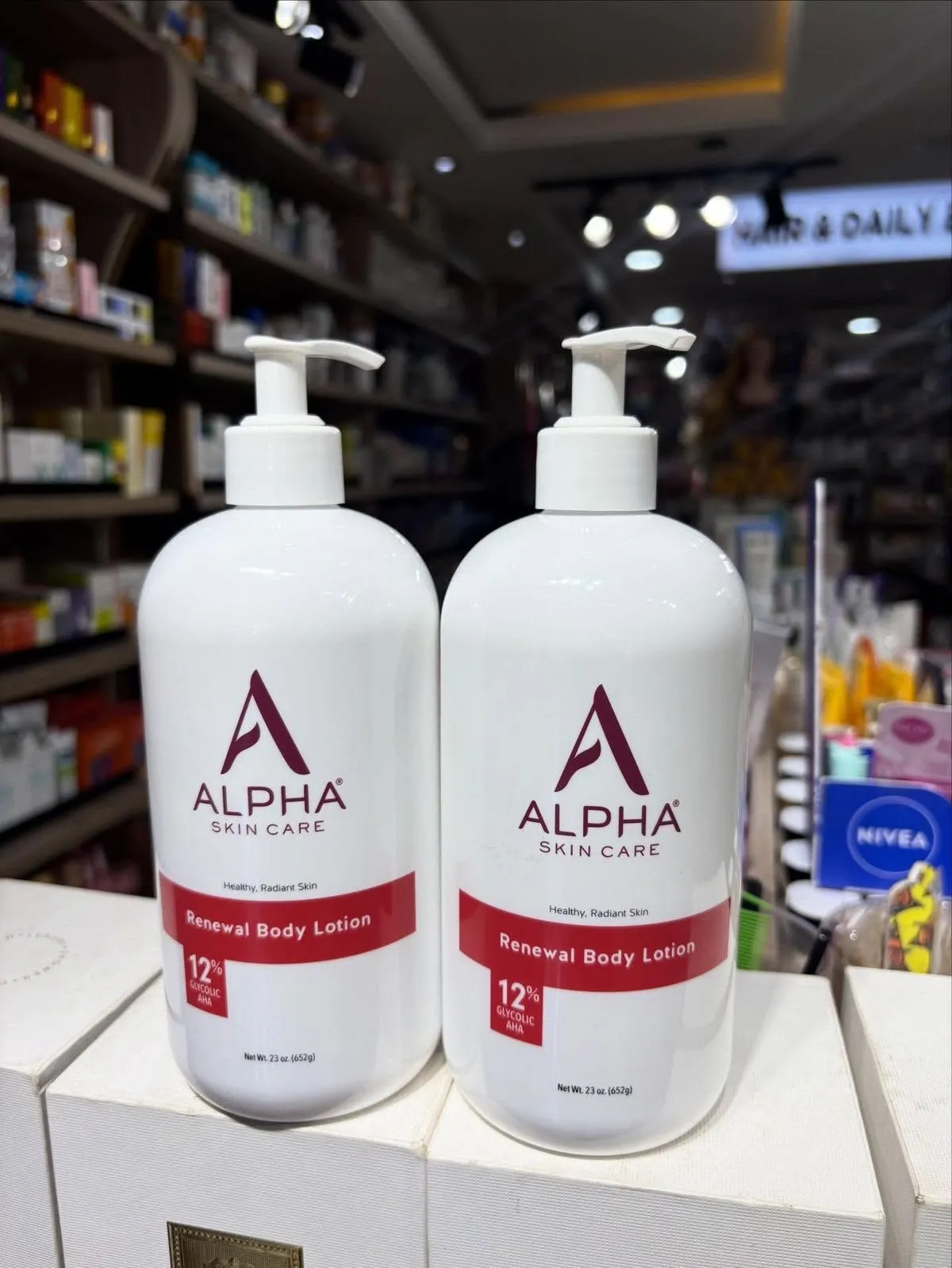 Alpha Skincare Renewal Body Lotion with 12% Glycolic Acid(652g)