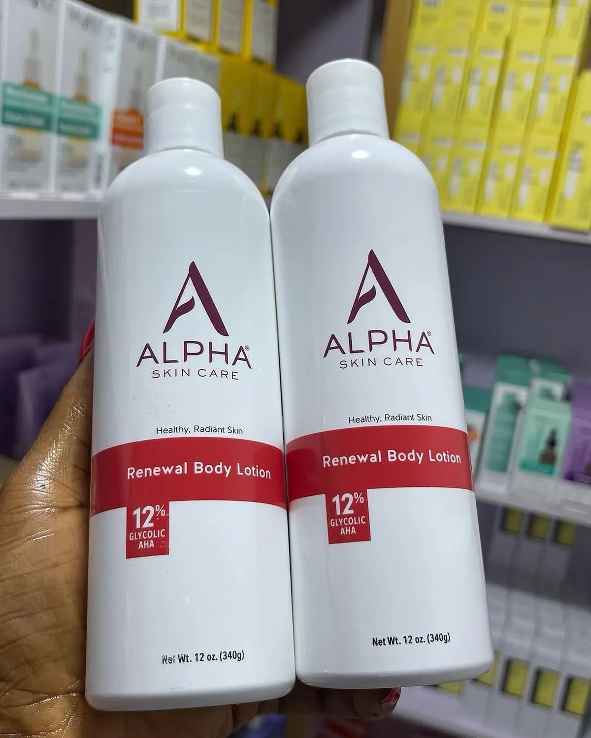 Alpha Skincare Renewal Body Lotion with 12% Glycolic Acid(340g).