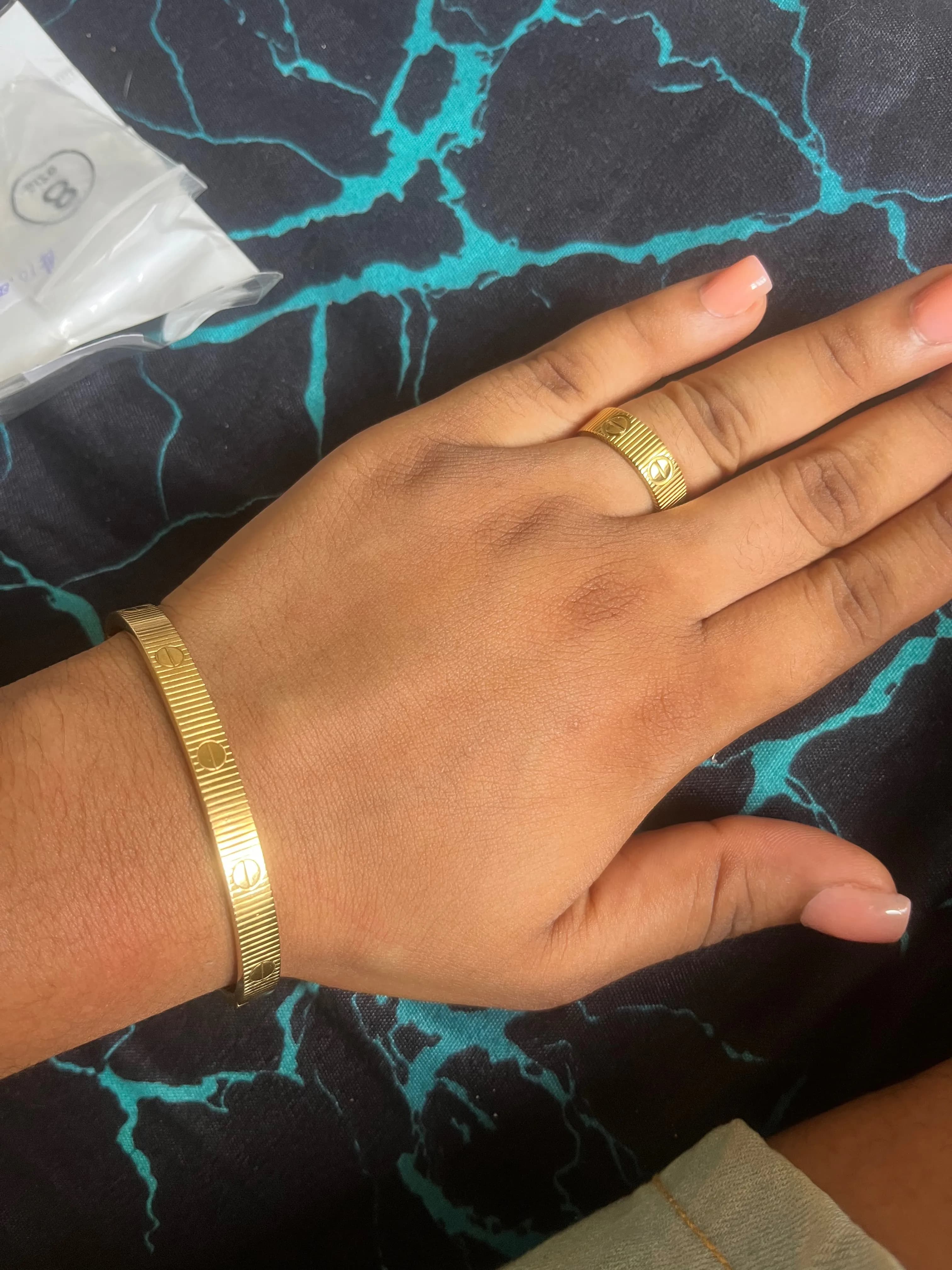 Cute non tarnish bangles set 