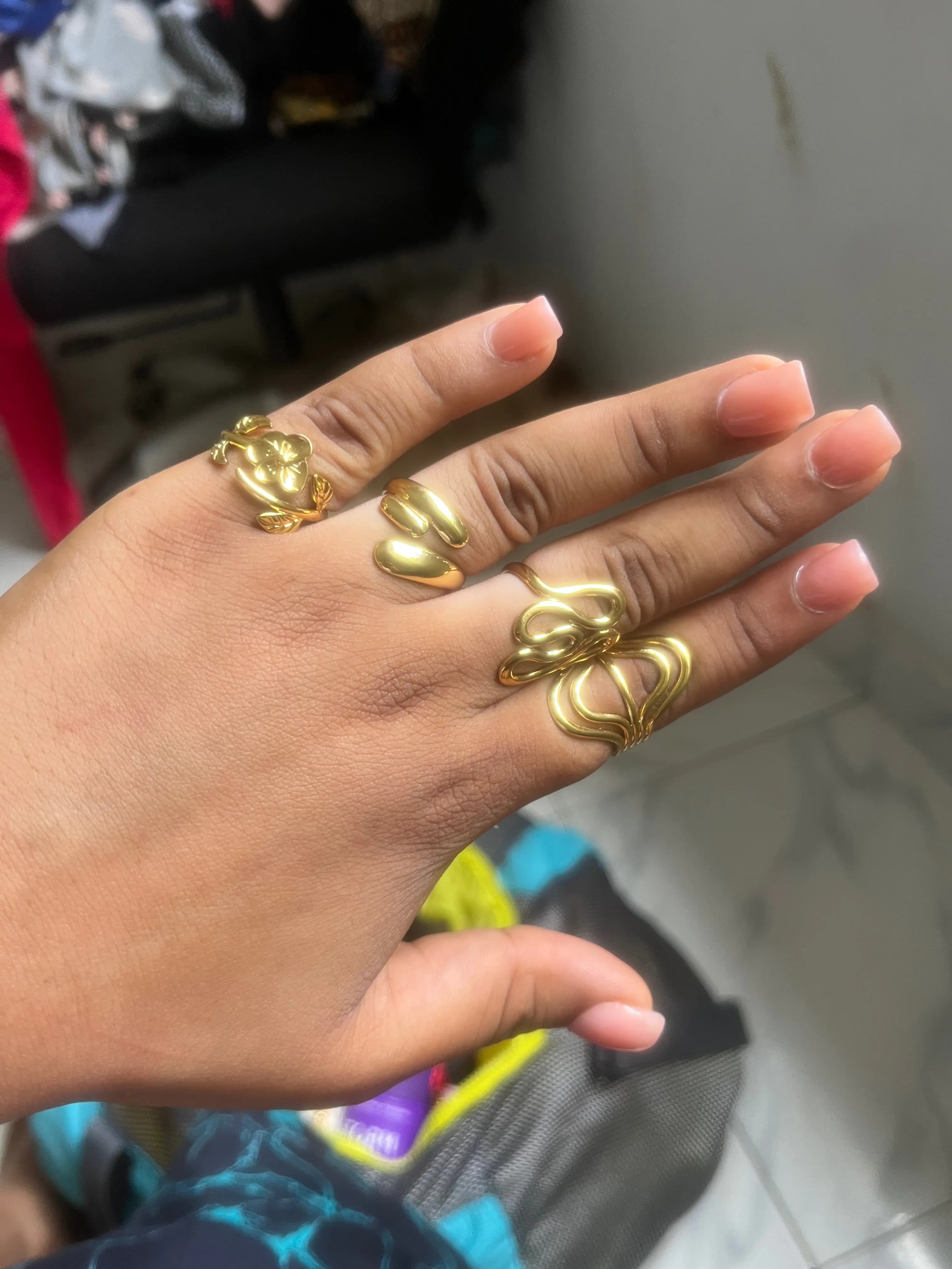 Cute non tarnish rings 