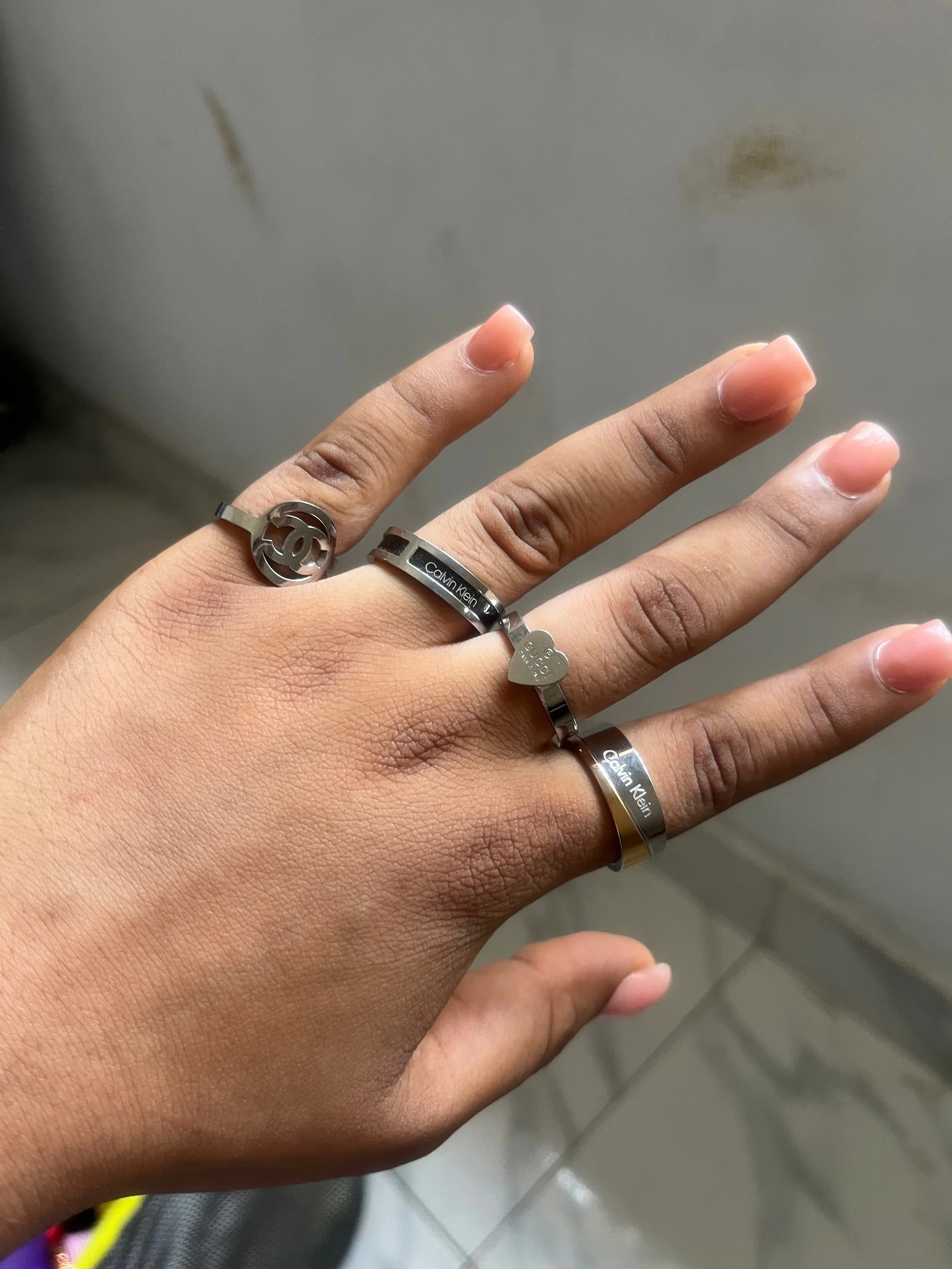 Cute non tarnish rings 