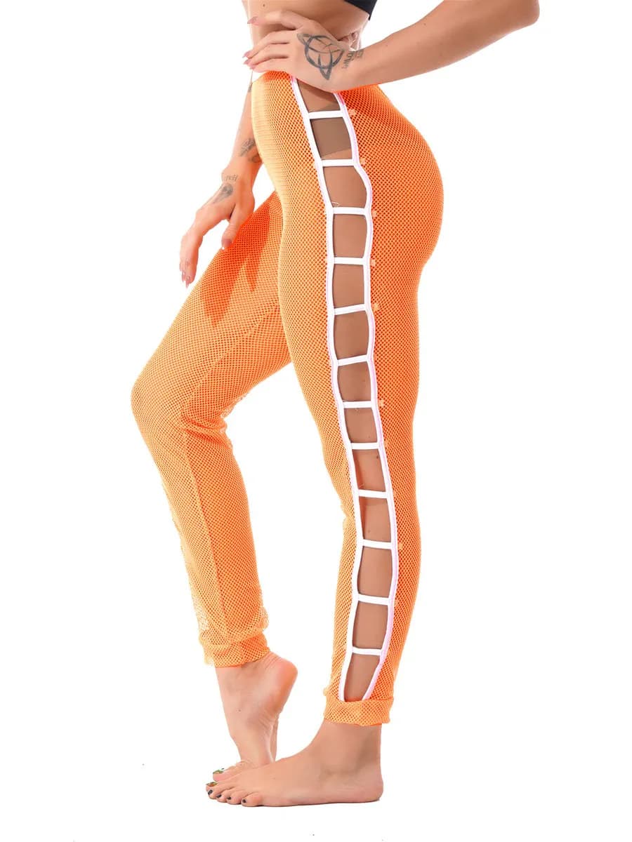 Fashion nova beach coverup see through mesh trouser