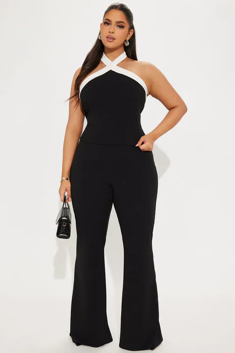 Fashionnova two piece,halter neck and pants