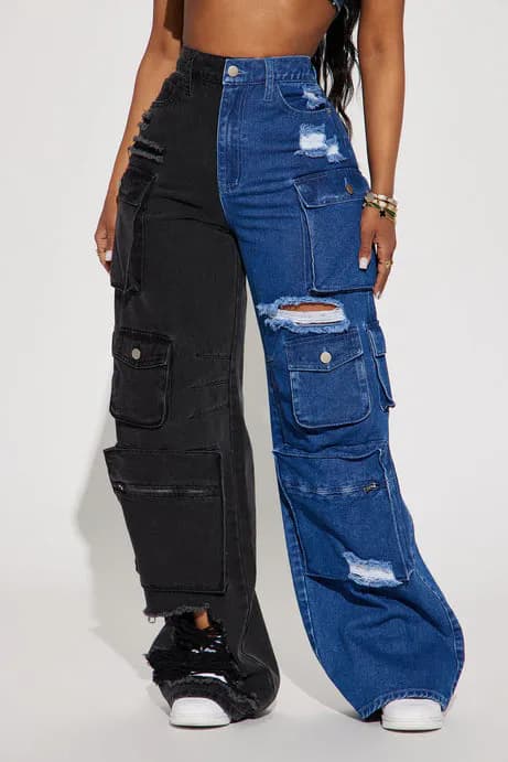 Fashion nova ripped jeans