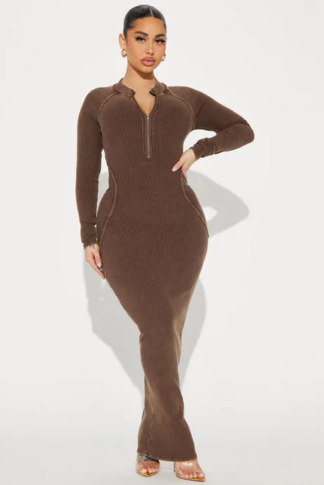 Fashionova Brown, bodycon dress