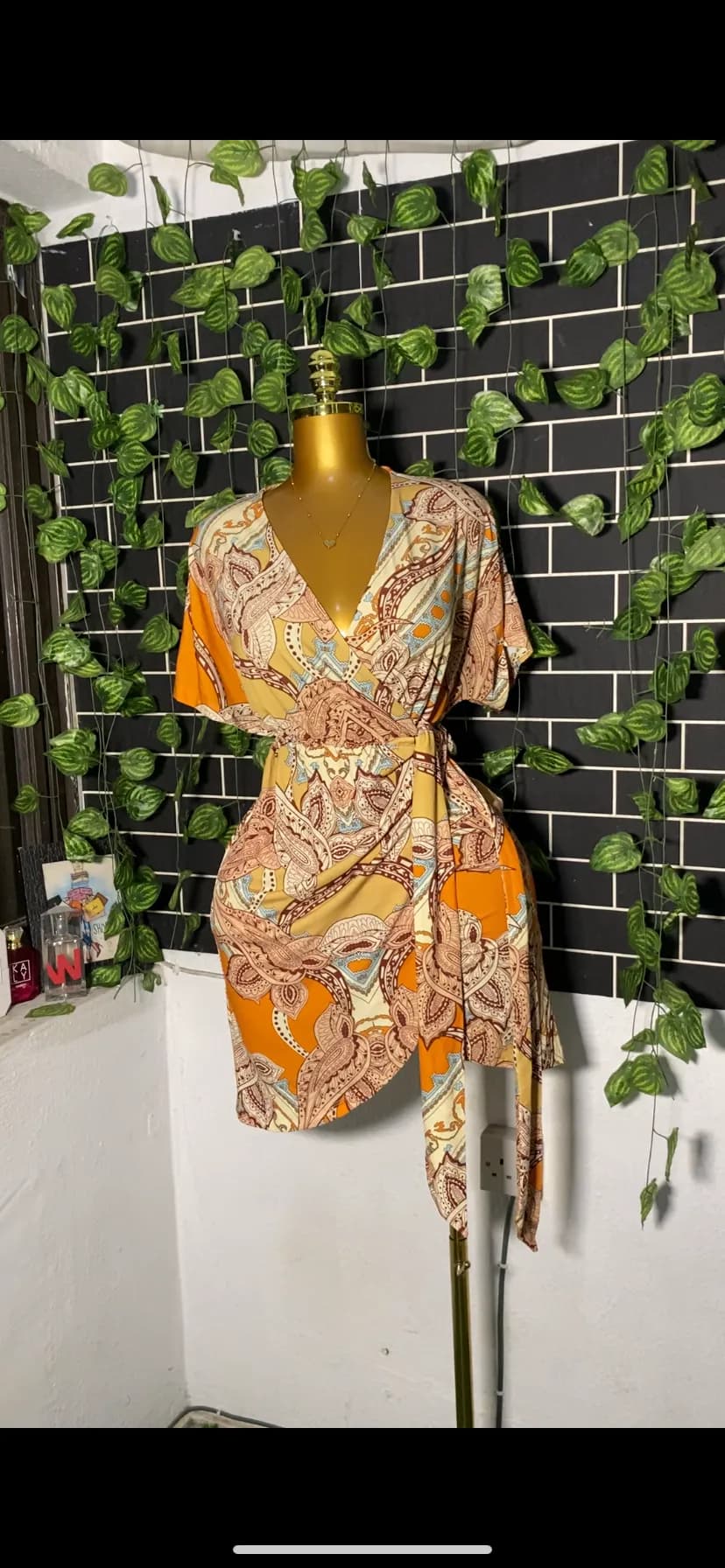Beautiful faux wrap dress
