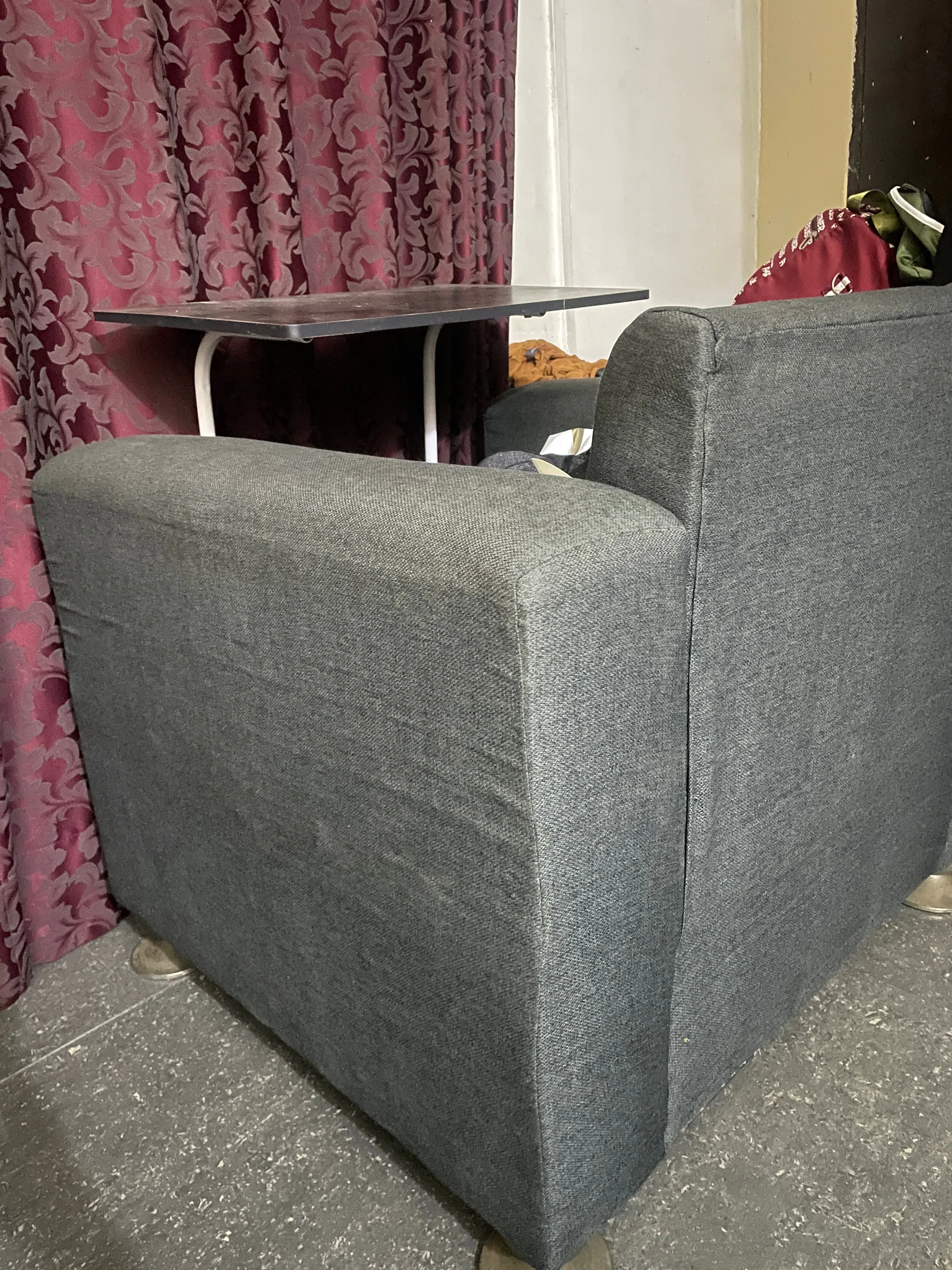 Movable table and cushion chair 