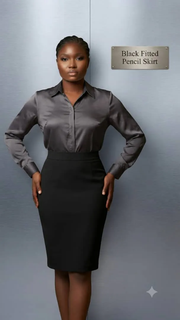 Corporate Black suit skirt