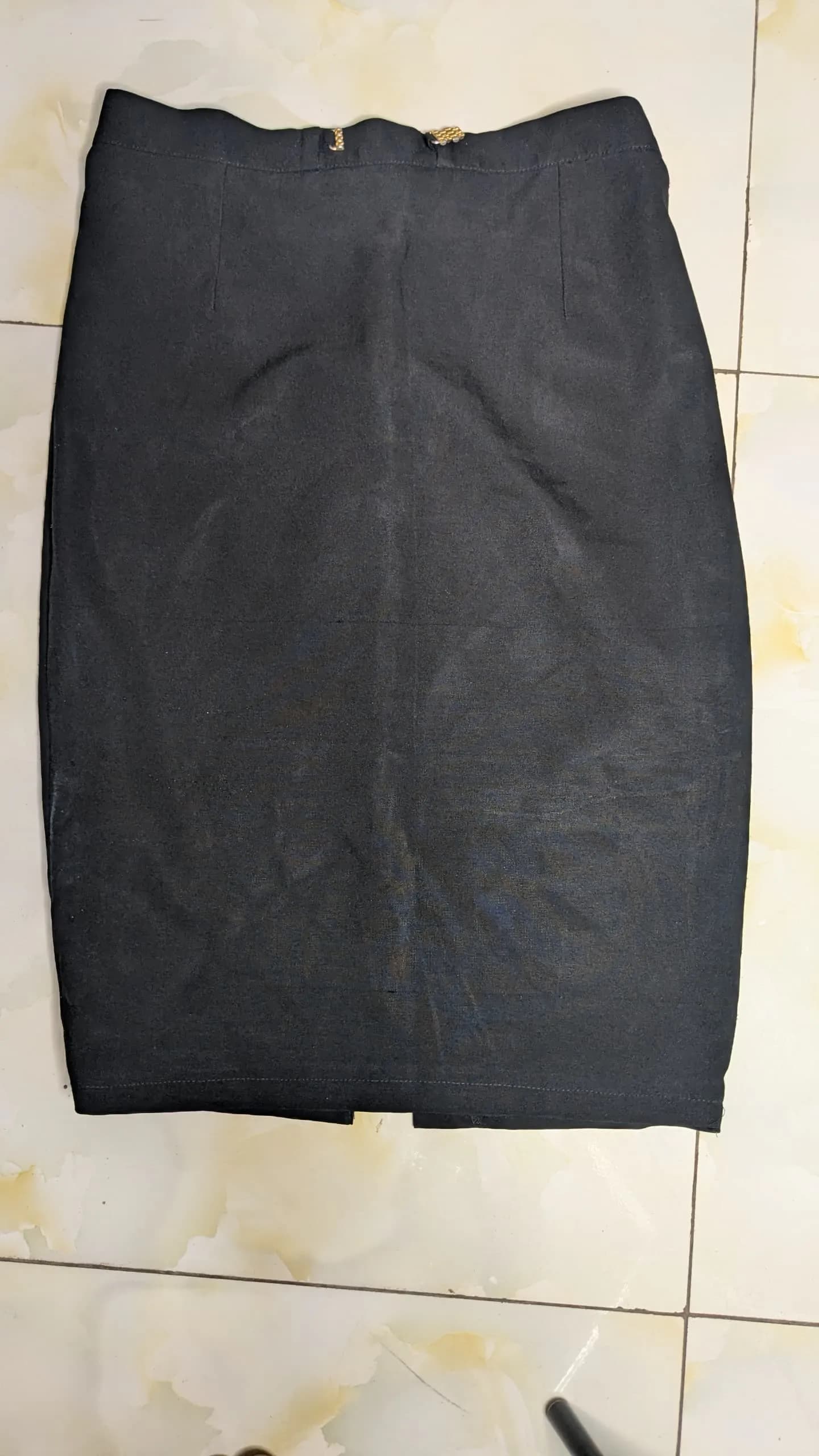 Simple corporate black skirt