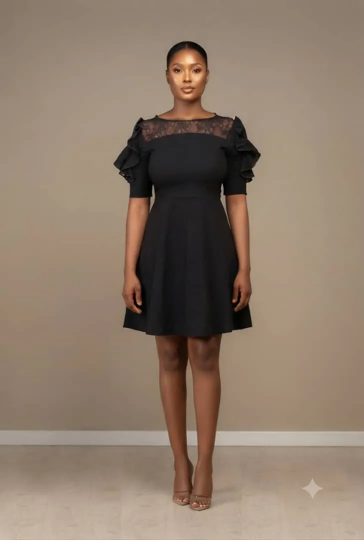 Short cooperate gown