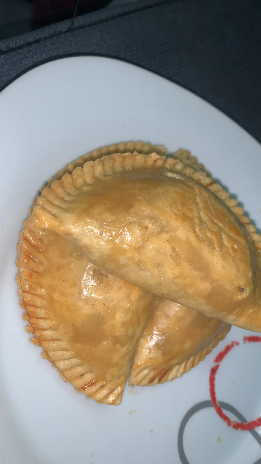 Meat pie, eggroll,doughnut, foiled cake, plain cake