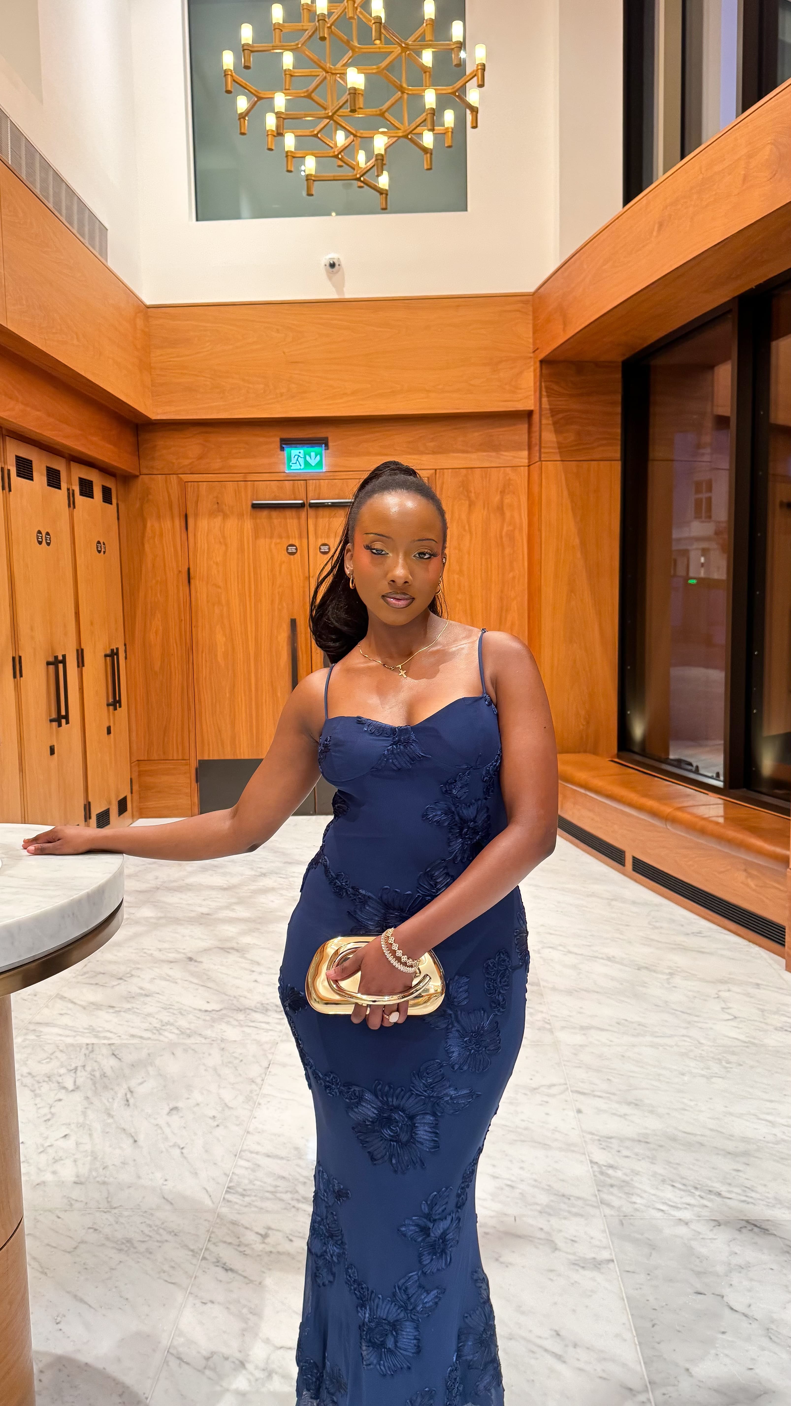 Blue Dinner Dress (S)