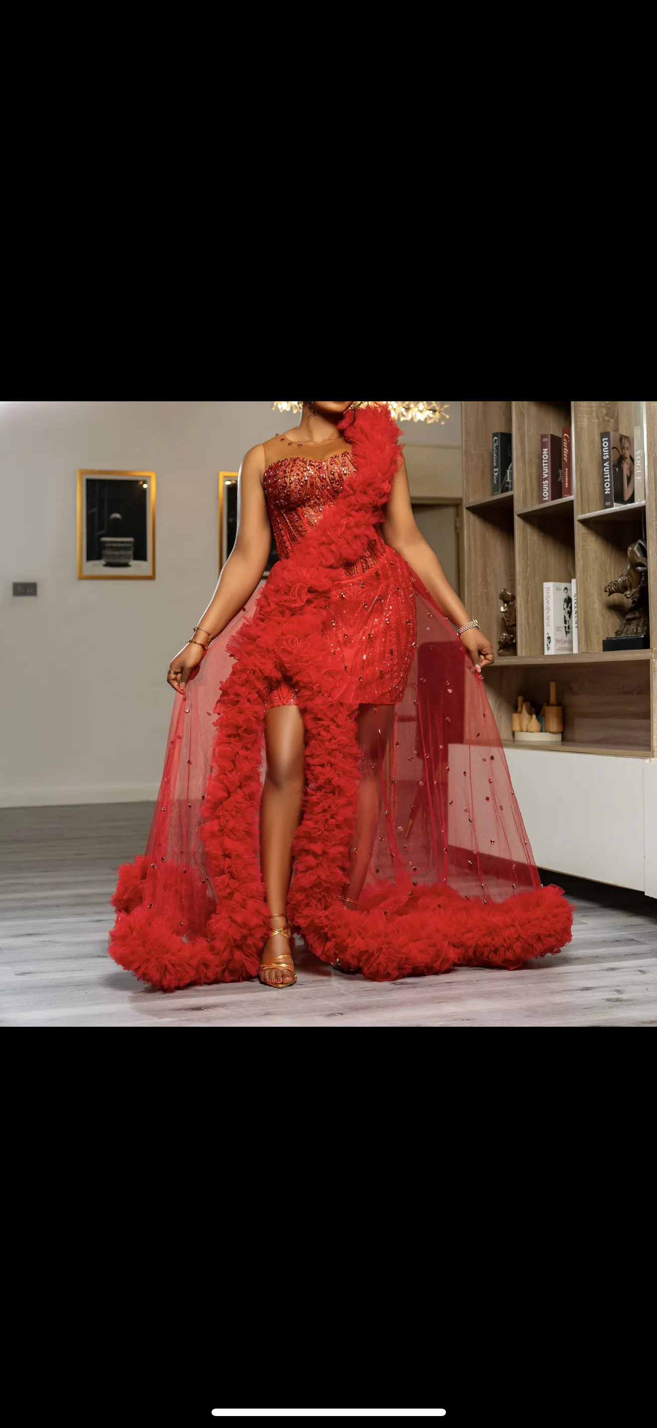 Red dress