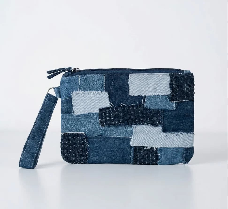 Denim Wristlet 001