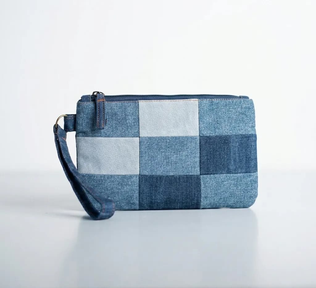 Denim Wristlet 003