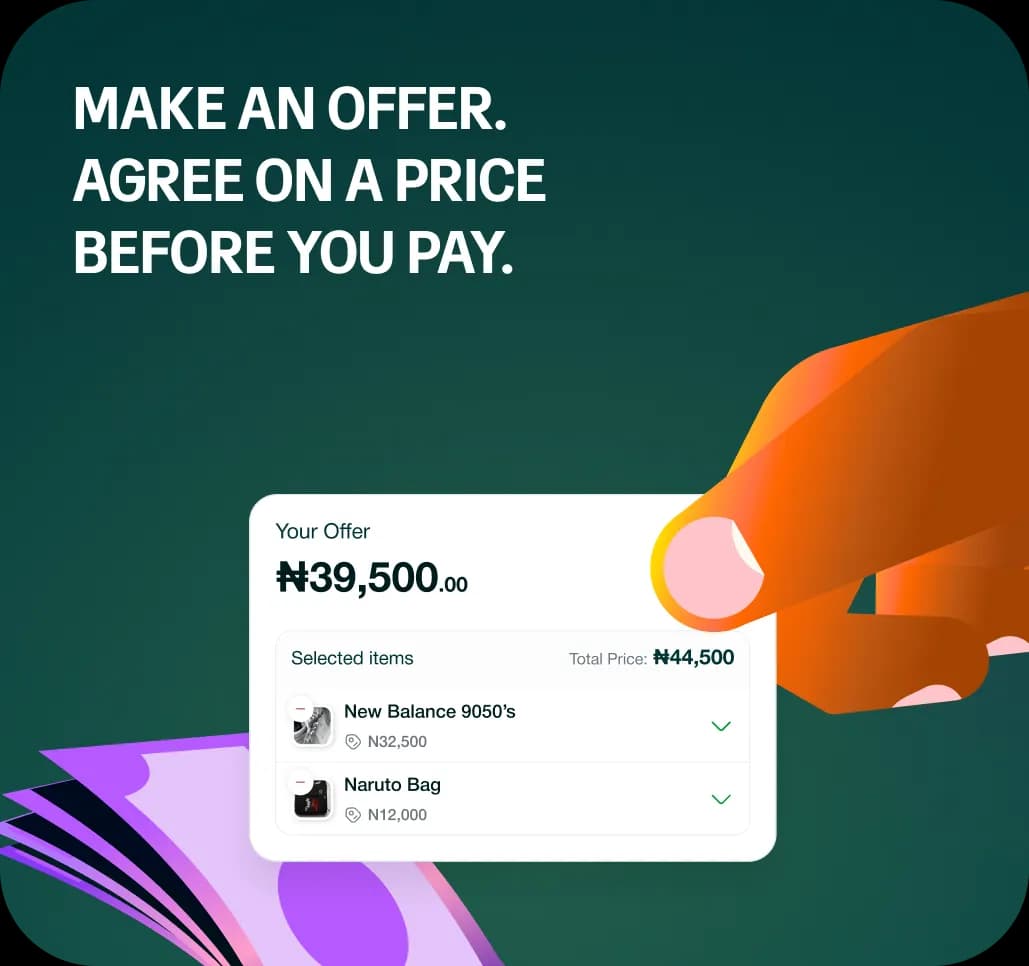 Make an offer. Agree on a price before you pay