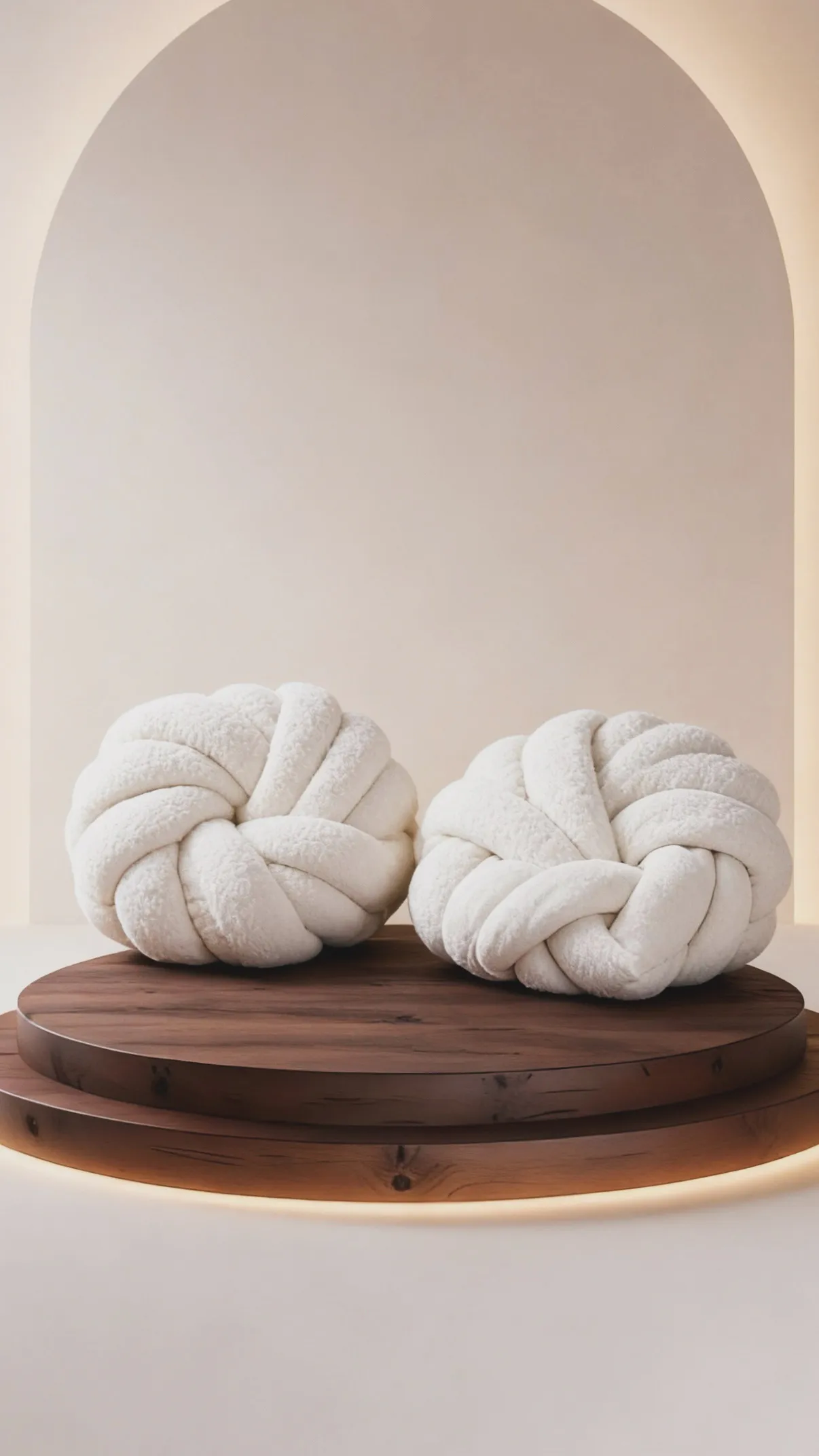 Knotted pillows