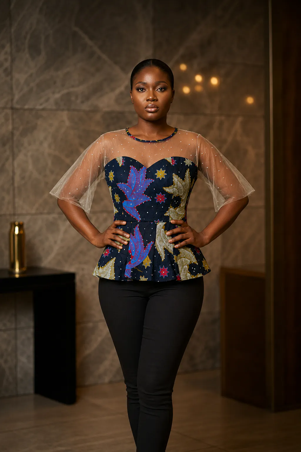 Stoned Ankara top