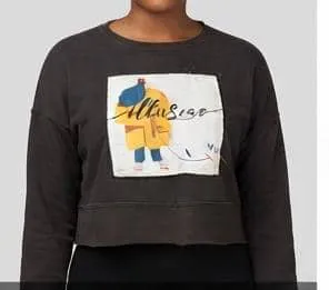 Crop sweatshirt
