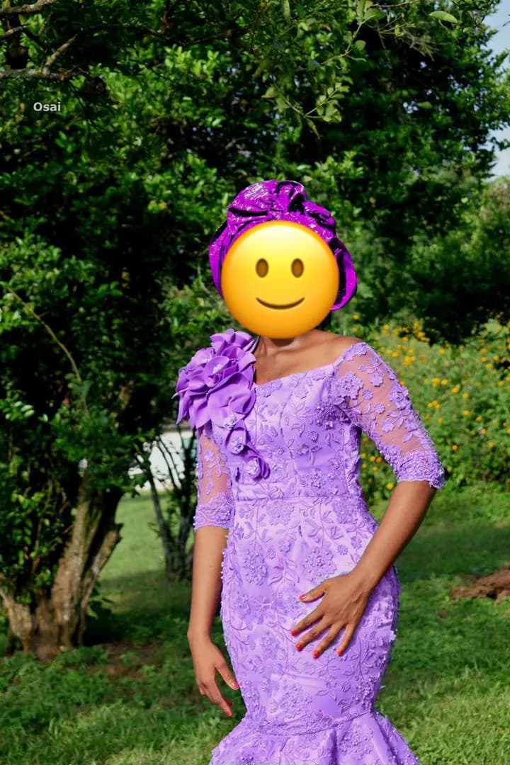 Purple Lace Dress