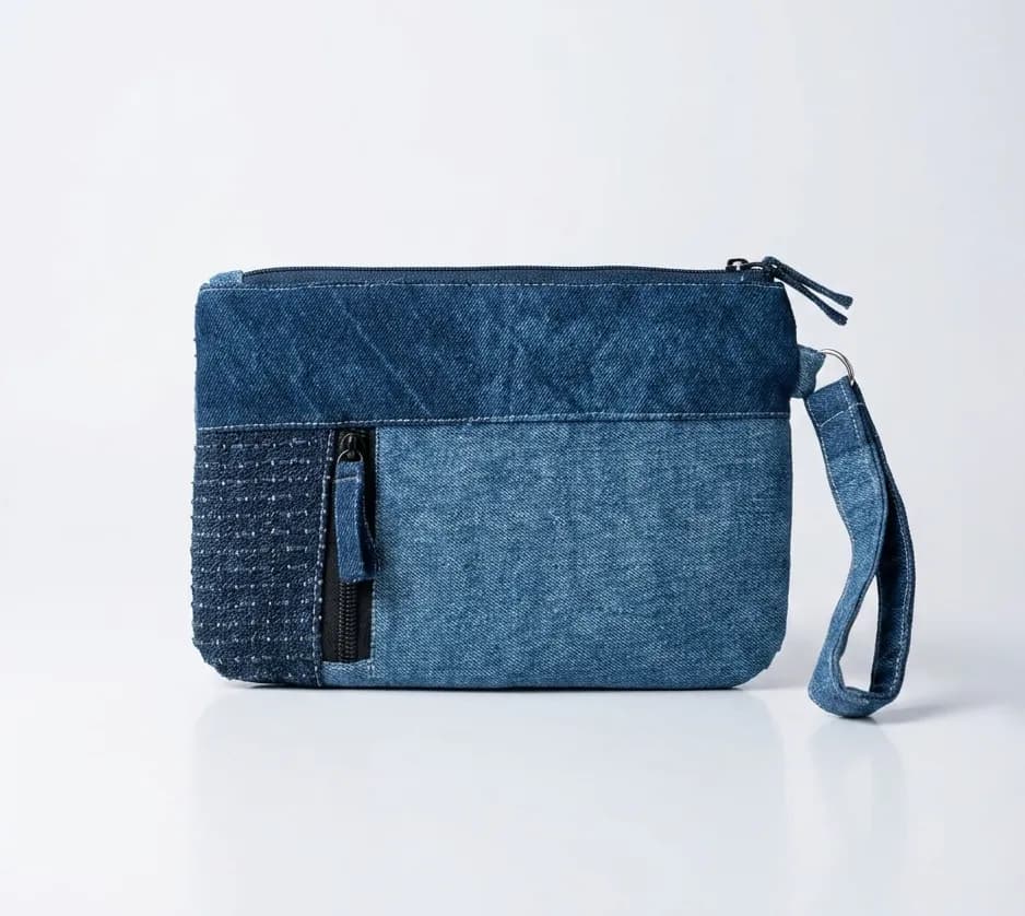 Denim Wristlet 001