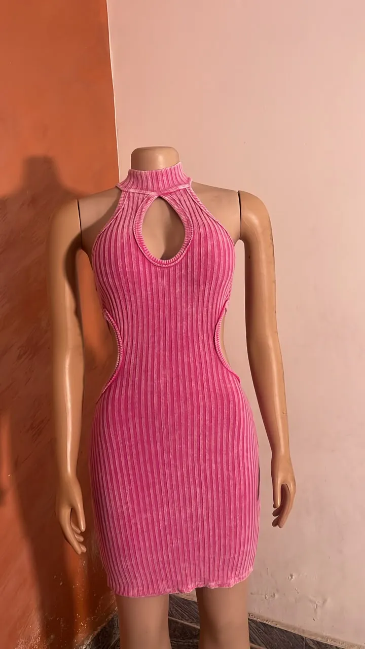 FashionNova Moxies Desire Mineral Wash mini dress