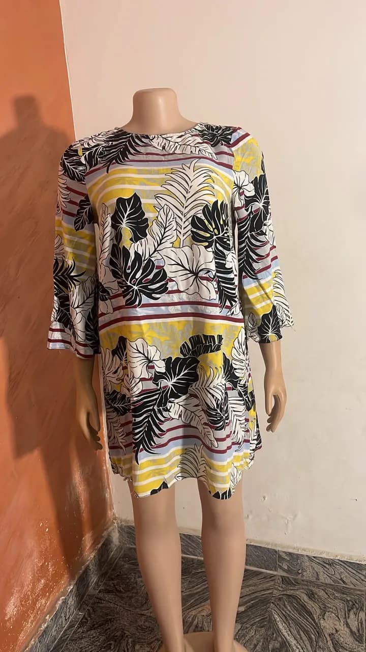 H&M Patterned Tunic Dress / Shift Dress